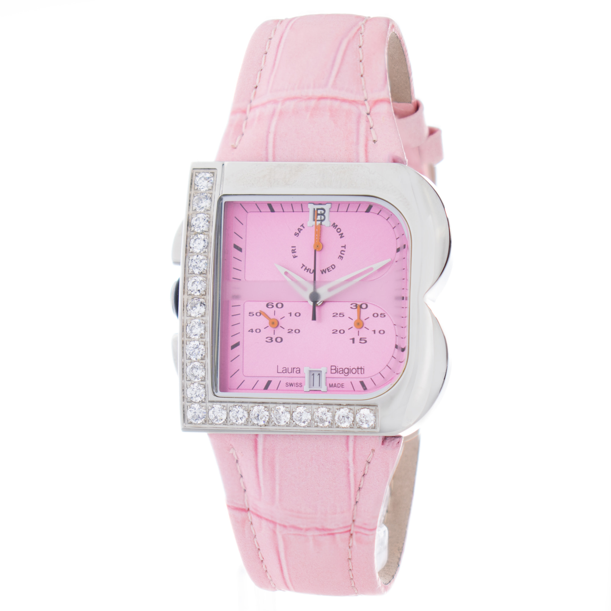 Reloj Laura Biagiotti LB0002L-RS Mujer Analogico Cuarzo con Correa de Piel