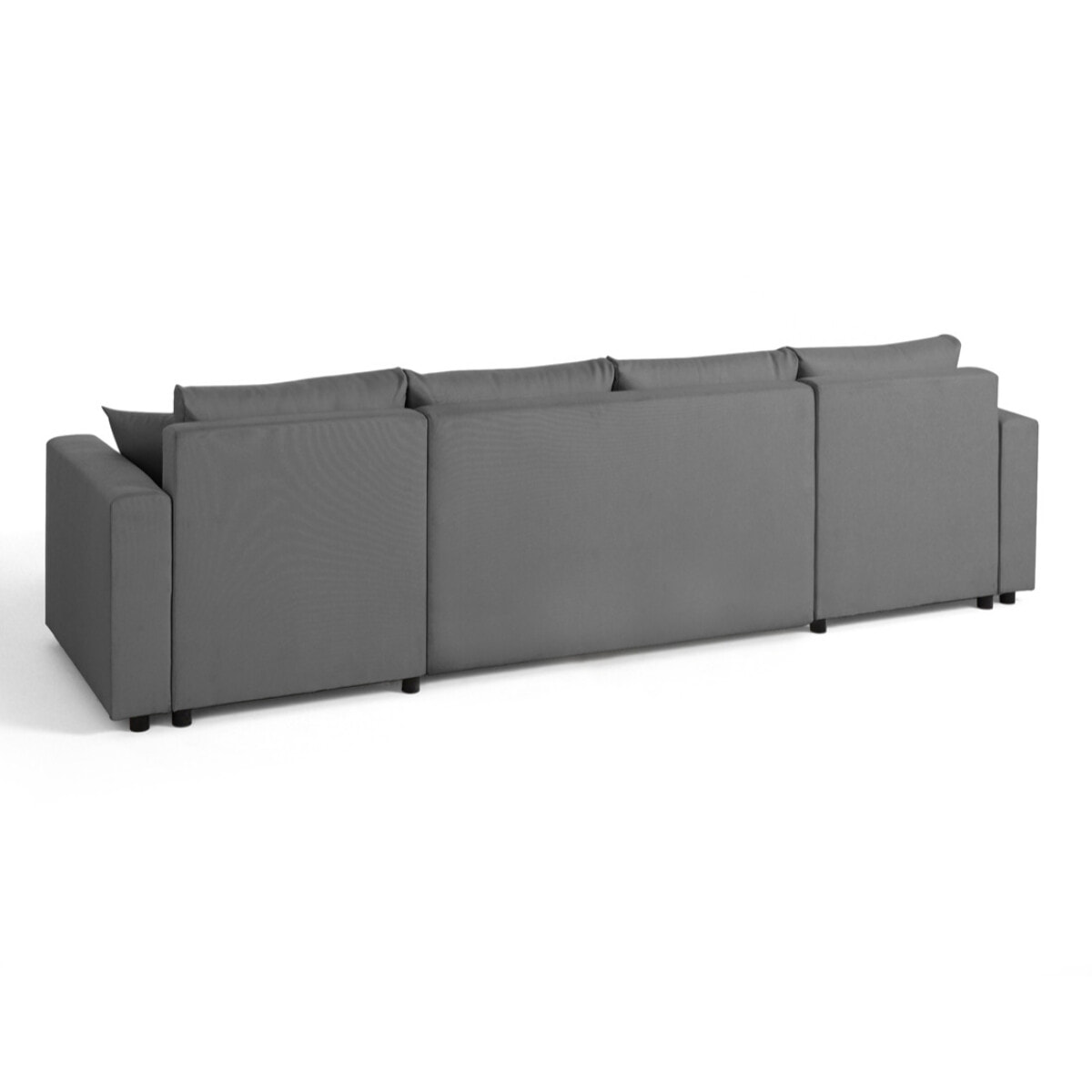 Regala - canapé panoramique - 7 places - convertible avec coffre - en tissu - Gris