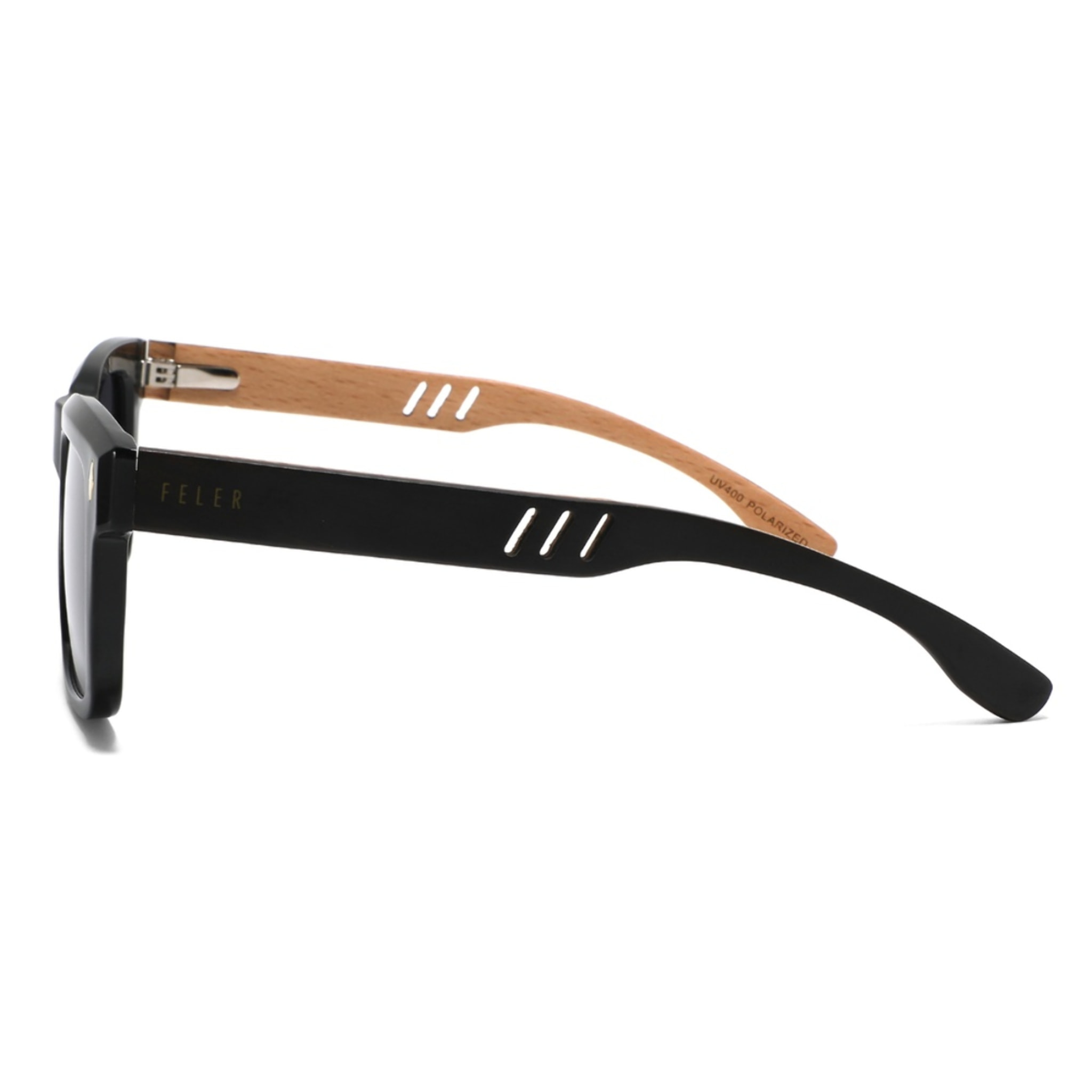 Gafas de Sol Feler 1594-1 Polarizadas de Madera Unisex 48 mm