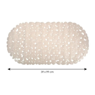 Tapis Fond de baignoire PVC GALETS Beige MSV