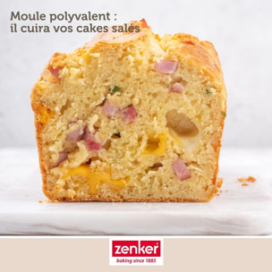 Lot de 2 moules à cakes Zenker Silver