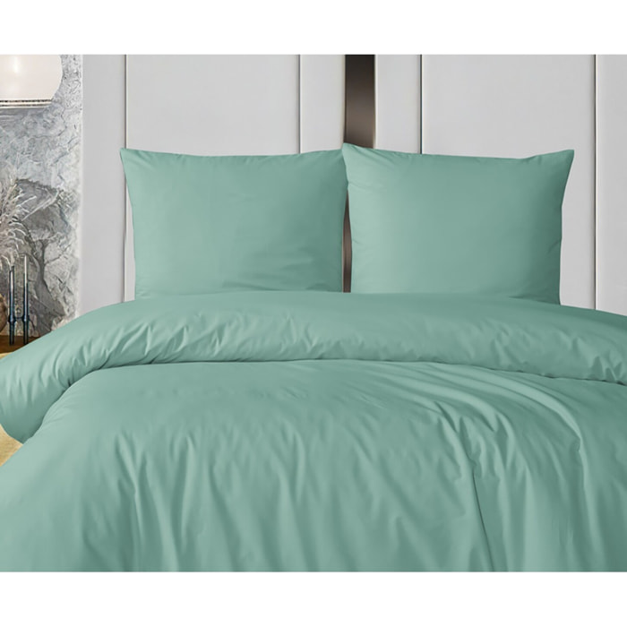 Parure housse de couette et taie(s) oreiller 100% Coton