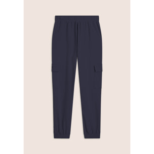 Pantaloni Cargo Regular Fit in French Terry