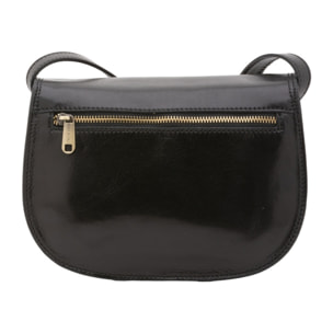Borsa a tracolla da donna - Modello False - Vera pelle - 24.0 x 17.0 x 11.0 cm