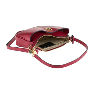 Borsa a spalla da donna Made in Italy - Modello Valoria - 100% pelle - 32.0 x 22.0 x 13.0 cm