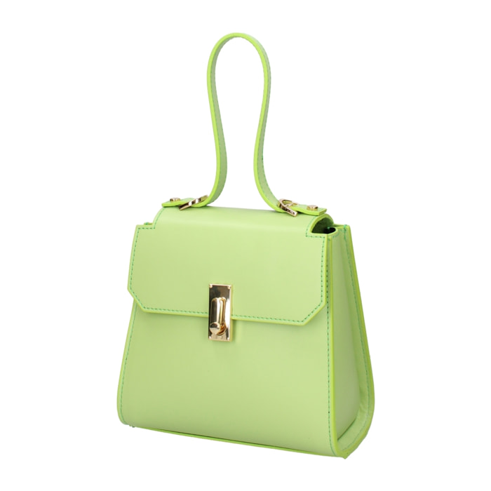 Borsa a mano da donna In Vera pelle Made in Italy 20x18x10 cm