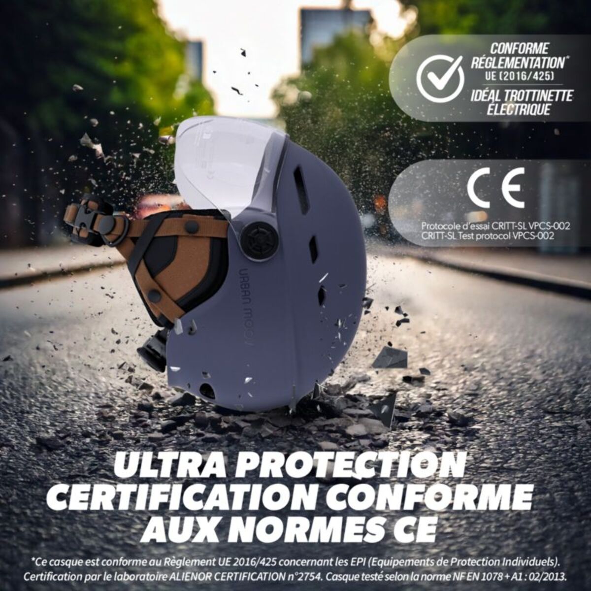 Casque TNB Taille L - bleu marine