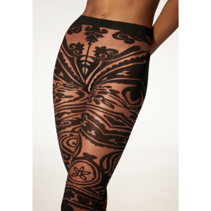 Collant Paisley Tattoo Tights