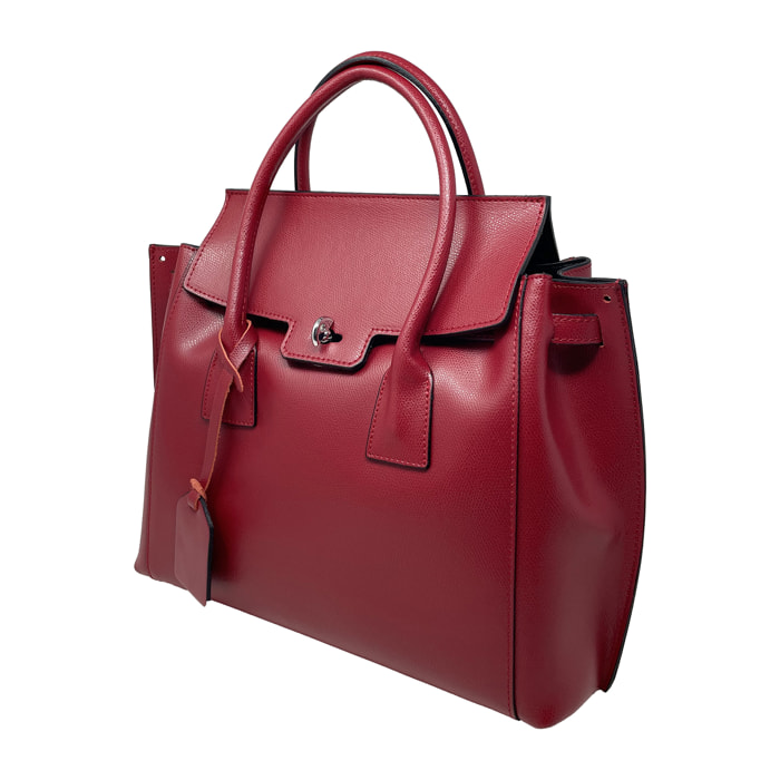 Borsa a Mano Elegante in Vera Pelle Made in Italy