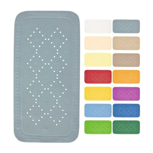 Tapis Fond de baignoire PVC ALASKA Gris Clair Spirella
