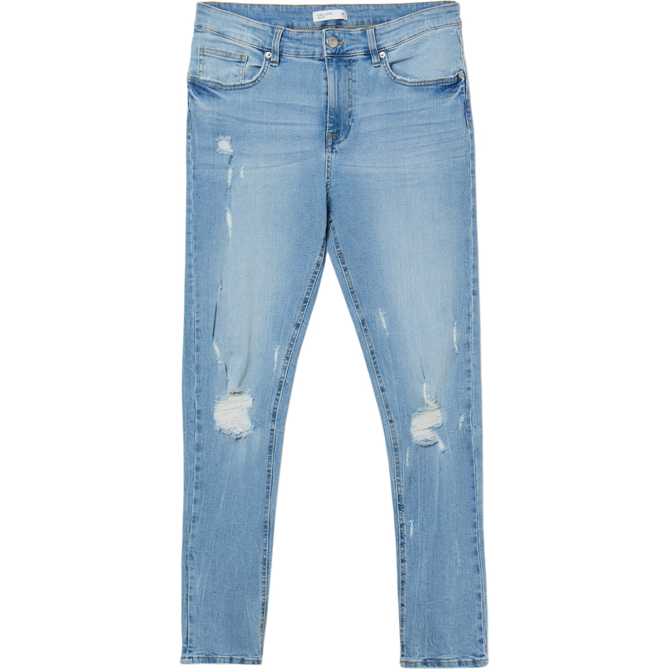 Jeans skinny con rotture