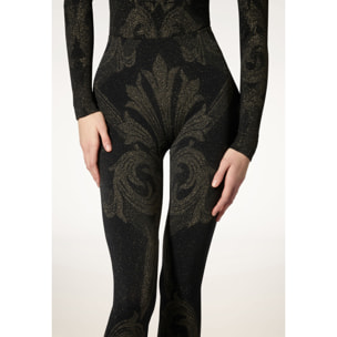 Collant Metallic Jacquard Tights