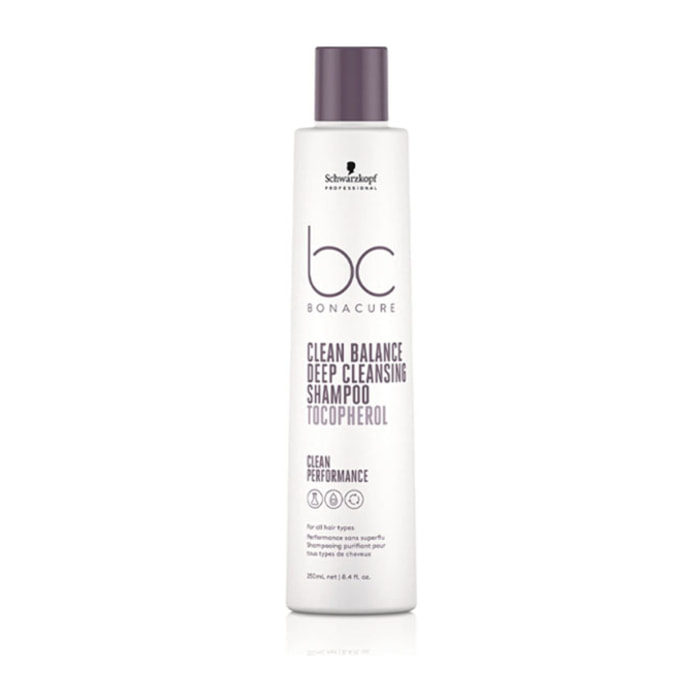 SCHWARZKOPF BC Bonacure Clean Cleansing Shampoo Tocopherol 250ml