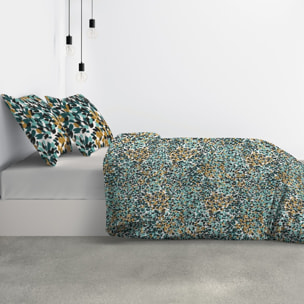 Parure De Couette 3pcs avec Taies oreiller 100% Coton Bio 57 Fils/cm2-telma