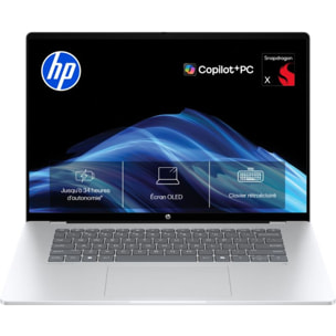 Ordinateur portable HP OmniBook 5 16-bf0005nf 16 pouces OLED Snapdragon X 16 Go RAM LPDDR5x SSD 512 Go Copilot+PC