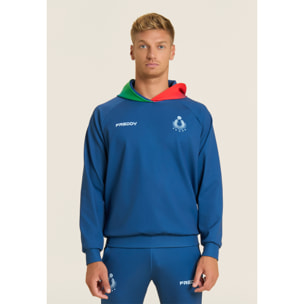 Felpa unisex Beach Volley Italia 2025/26 in scuba tecnico