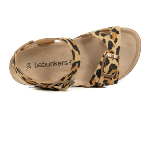 Sandalia BABUNKERS MARRON