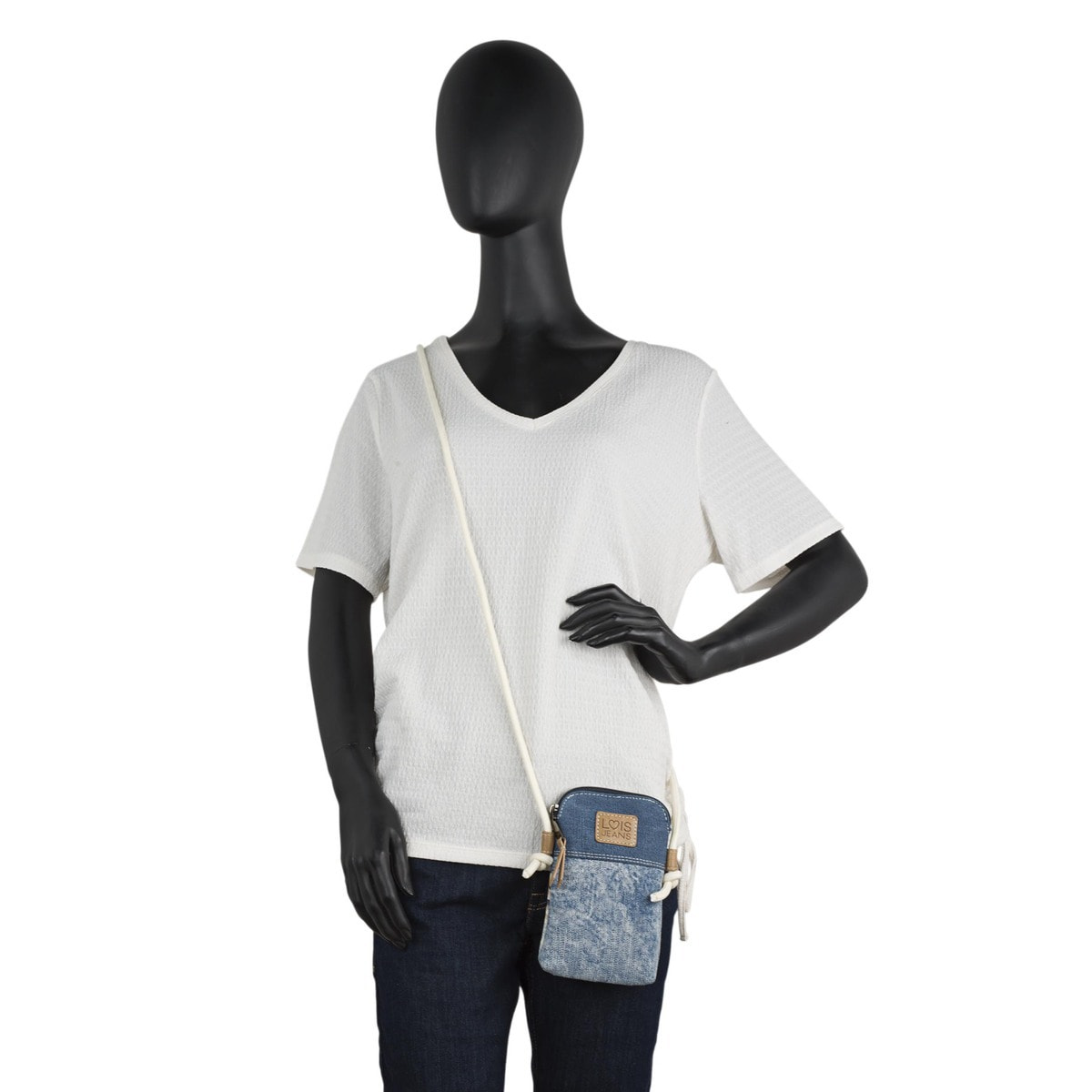 Minibolso Para Móvil Lois Carolina Azul