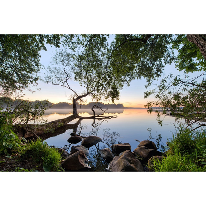 Tableau bord de lac Tableau plexiglas