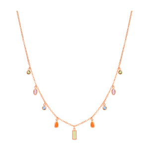 Collar Ayisha acabado oro amarilo 18k