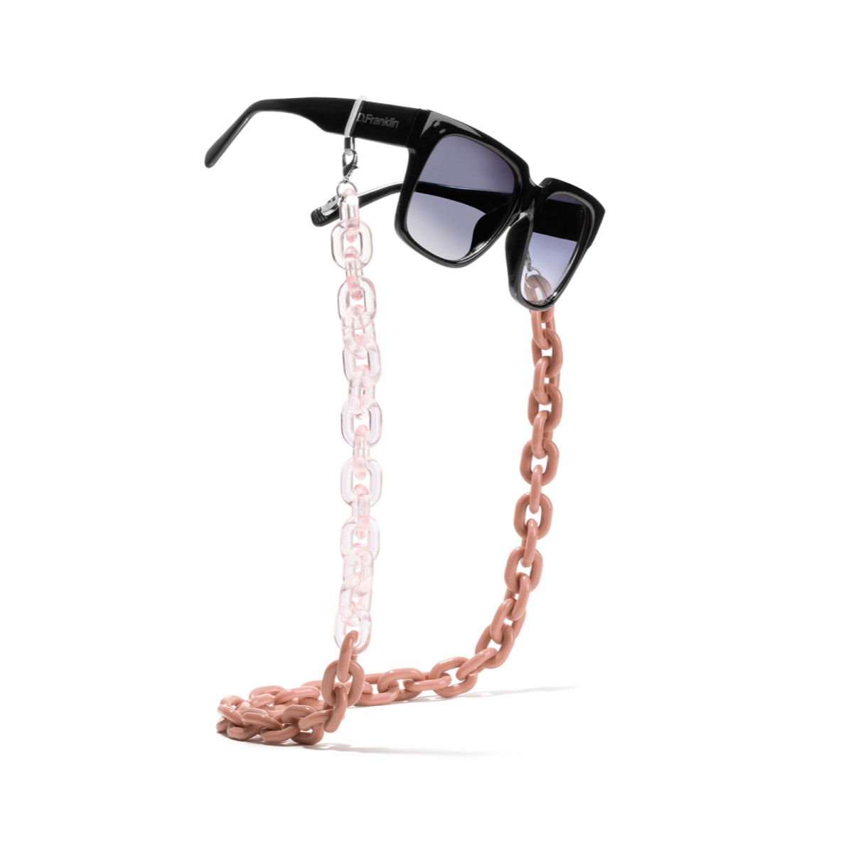 Cadena para gafas Link Chain Transparent / Pink