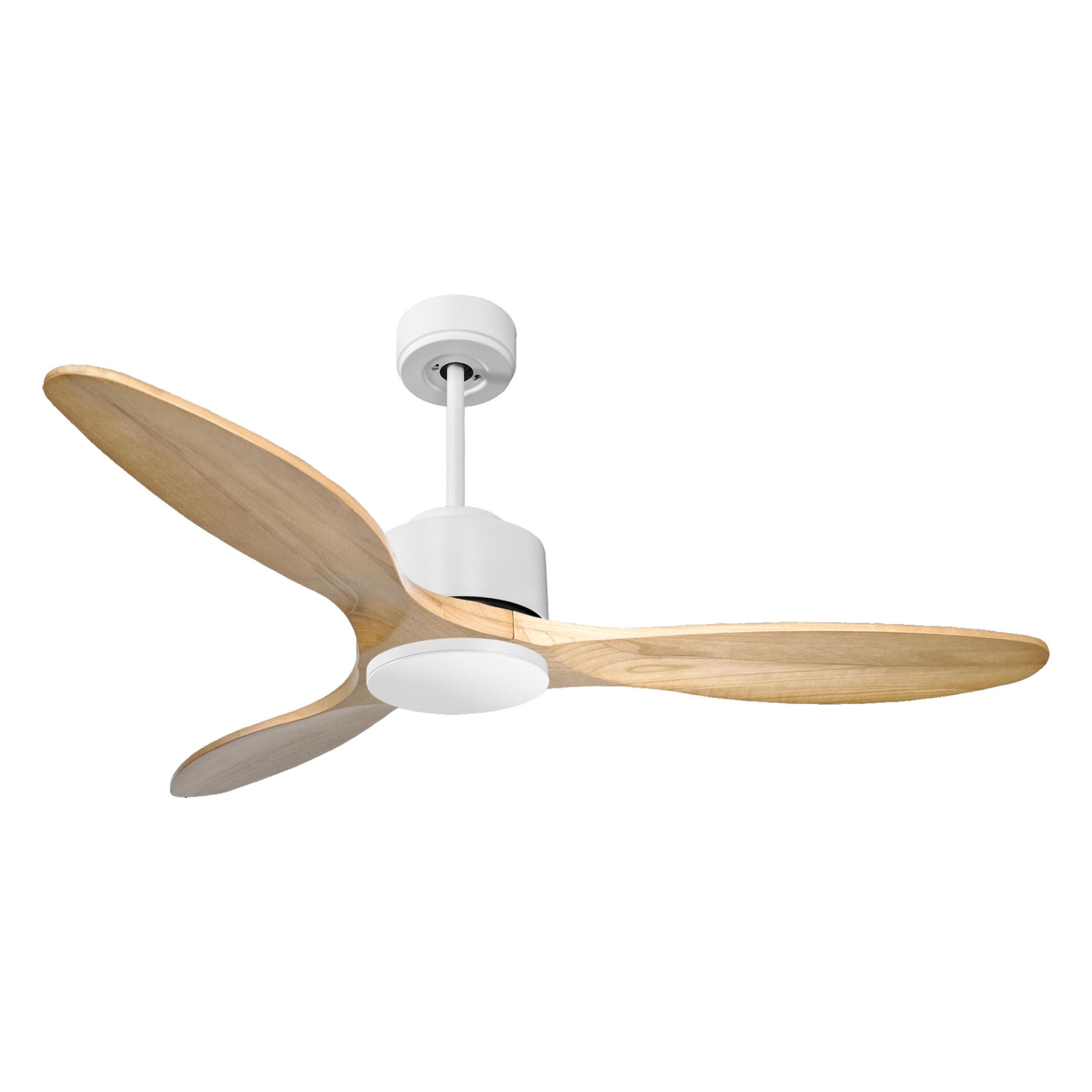 Ventilateur de plafond ø132 cm avec Wifi Réversible Hypersilence 40   W Blanc