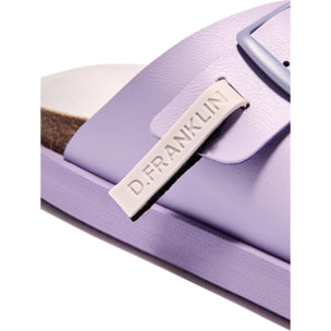 Sandalias de Mujer Cierre Hebilla en Lavanda Vibe Champion