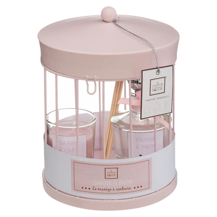 Coffret cadeau "Manège" cage D13cm