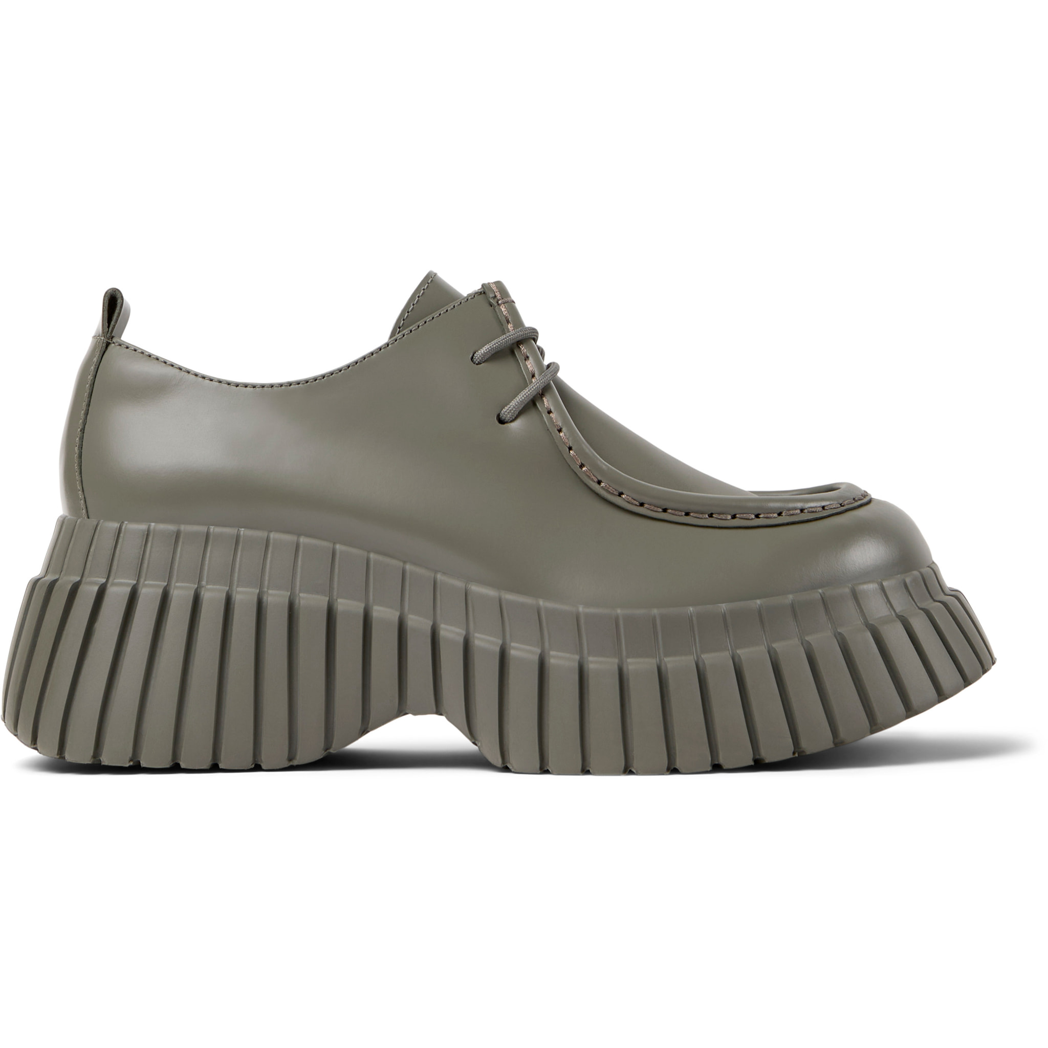 Scarpe stringate - CAMPER Pix BCN - Grigio - Pelle liscia