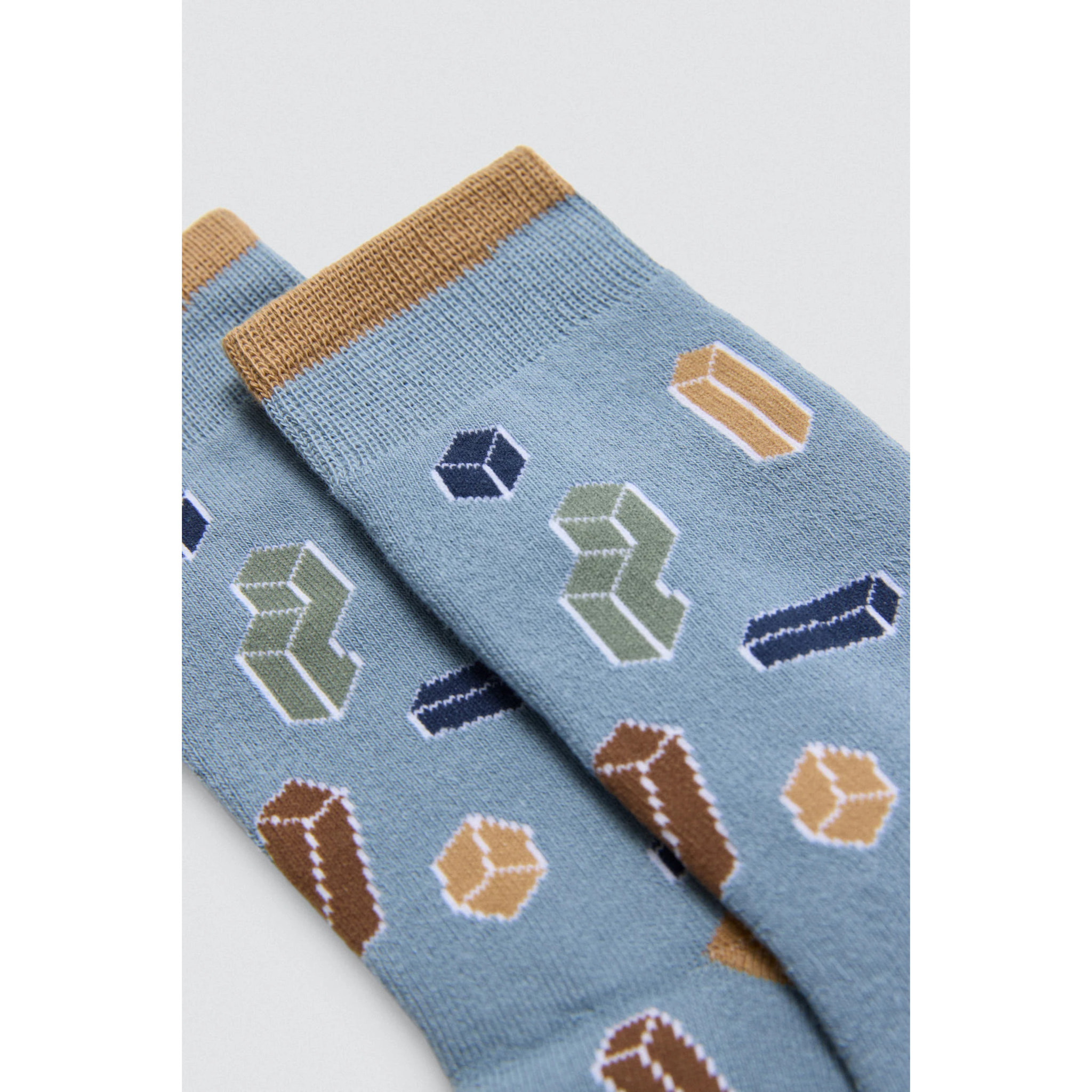 Confezione da 3 calzini termici per bambini con stampe di giochi da tavolo