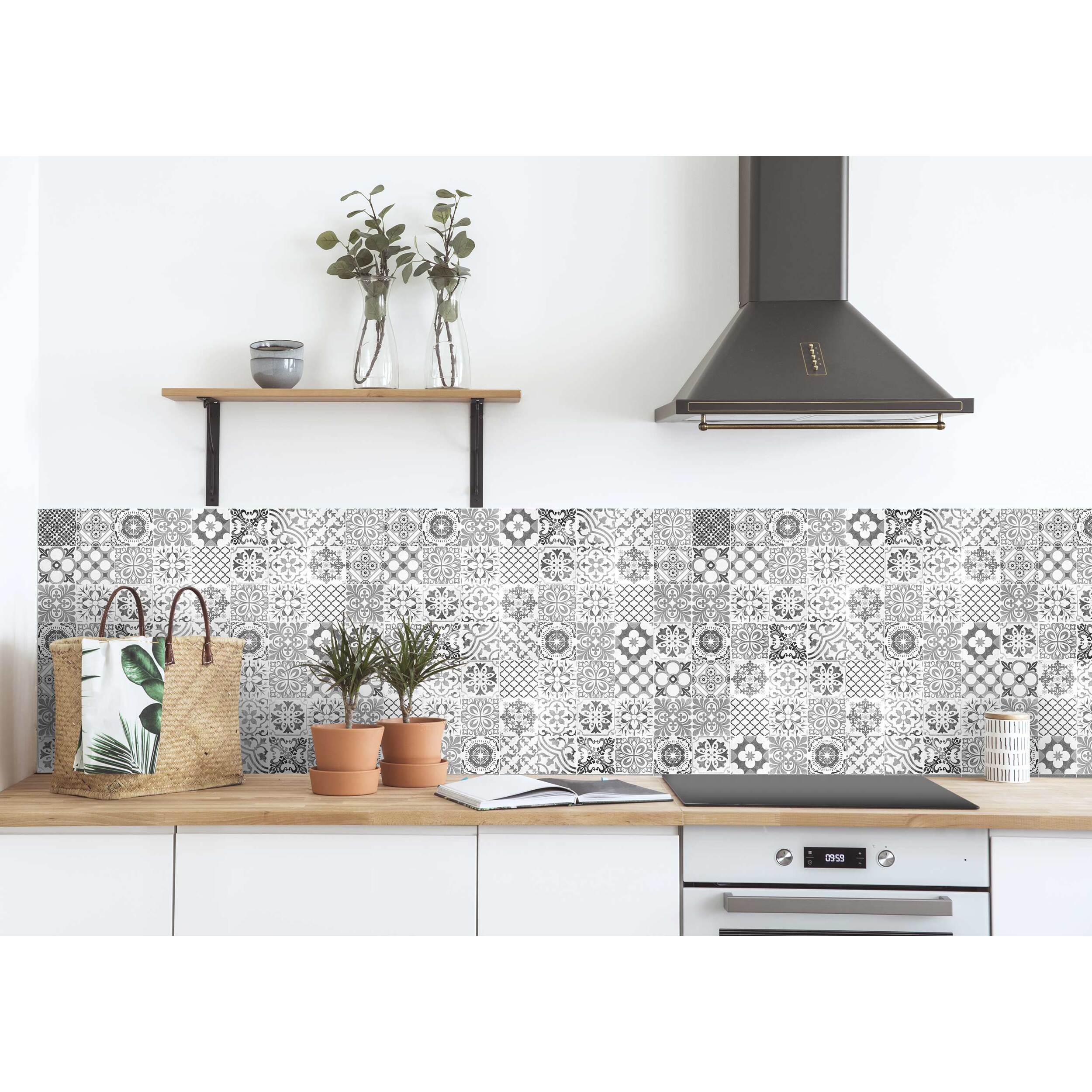 Stickers adhesivos de CERAMIKO - Juliette gris 80x210