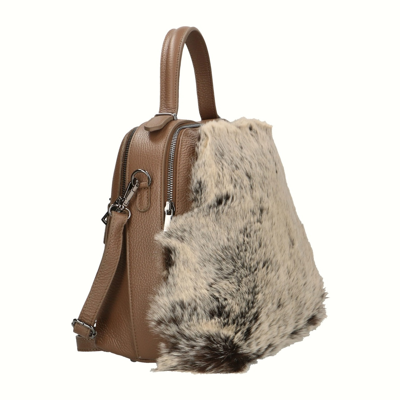 Borsa a mano da donna - Modello Aponia - Vera pelle - 33.0 x 28.0 x 12.0 cm