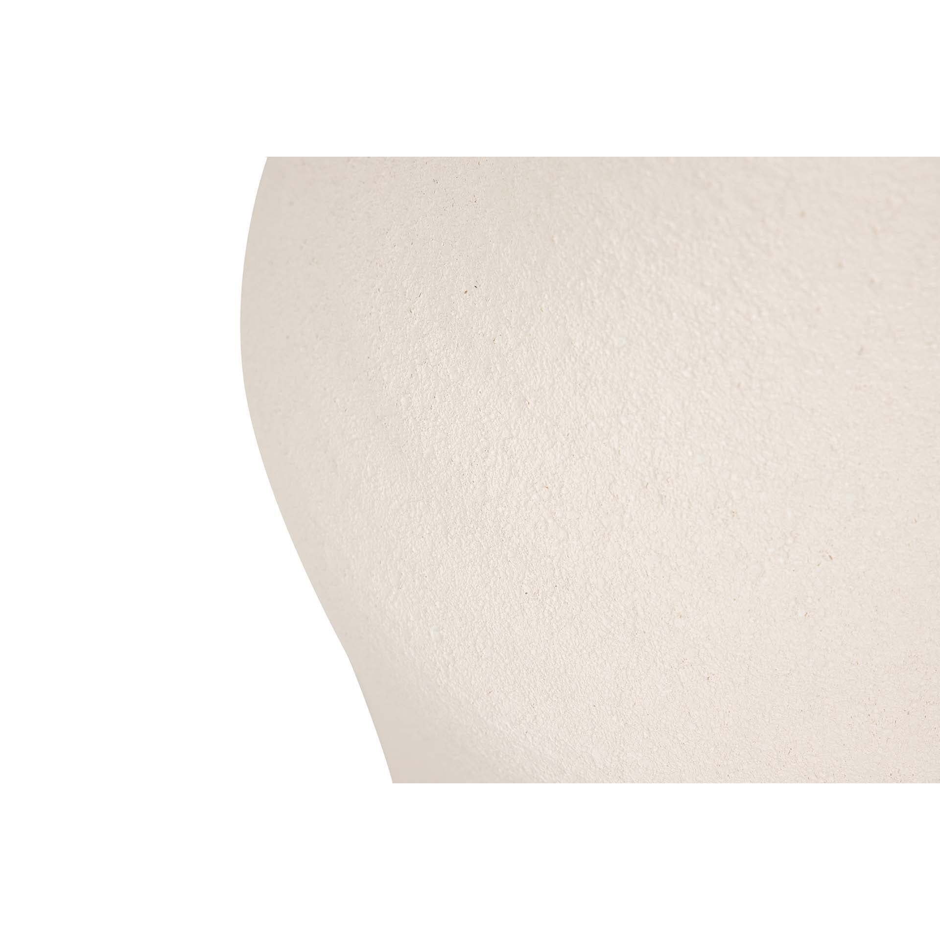 Florero Ceramica Beige 25x25x60 Cm