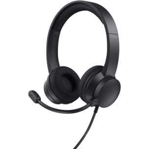 Micro-casque TRUST Ayda PC noir USB-ENC