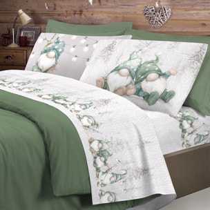 Completo letto nanetti eureka verde