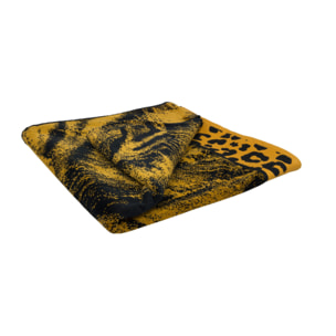 Telo Mare Spugna Jacquard Spiaggia Disegno Safari