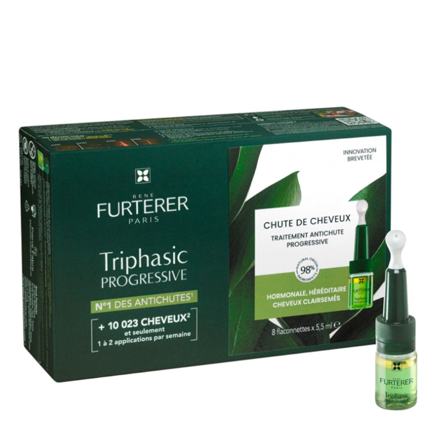 Triphasic Progressive  - Traitement Anti-Chute Progressive - 8x5,5 ml