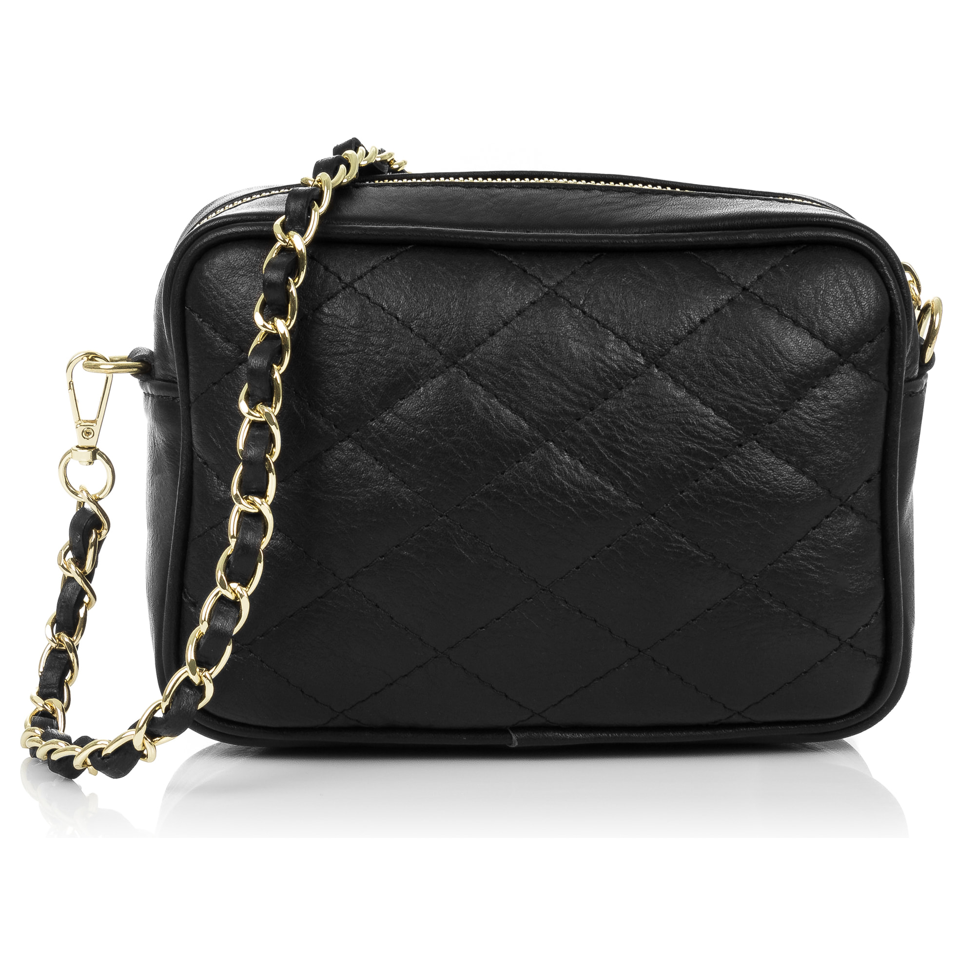 Cleopatra Bolso bandolera Mujer. Piel auténtica Sauvage Acolchado.