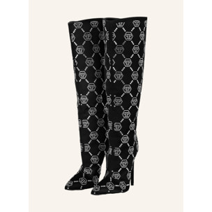 PHILIPP PLEIN Botas Tacón Medio MONOGRAM