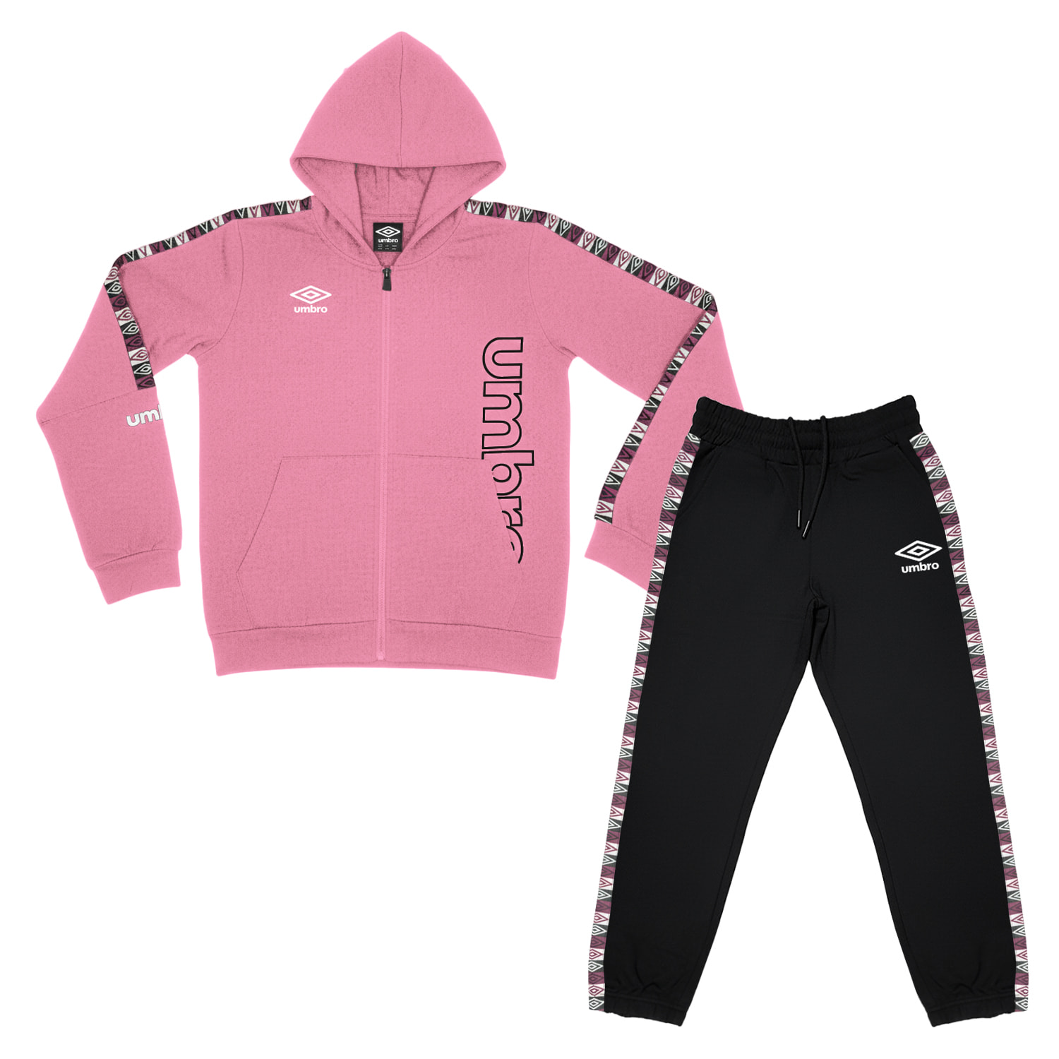 Tuta Ragazza UMBRO 8 / 16 Anni Cotone Felpato Invernale