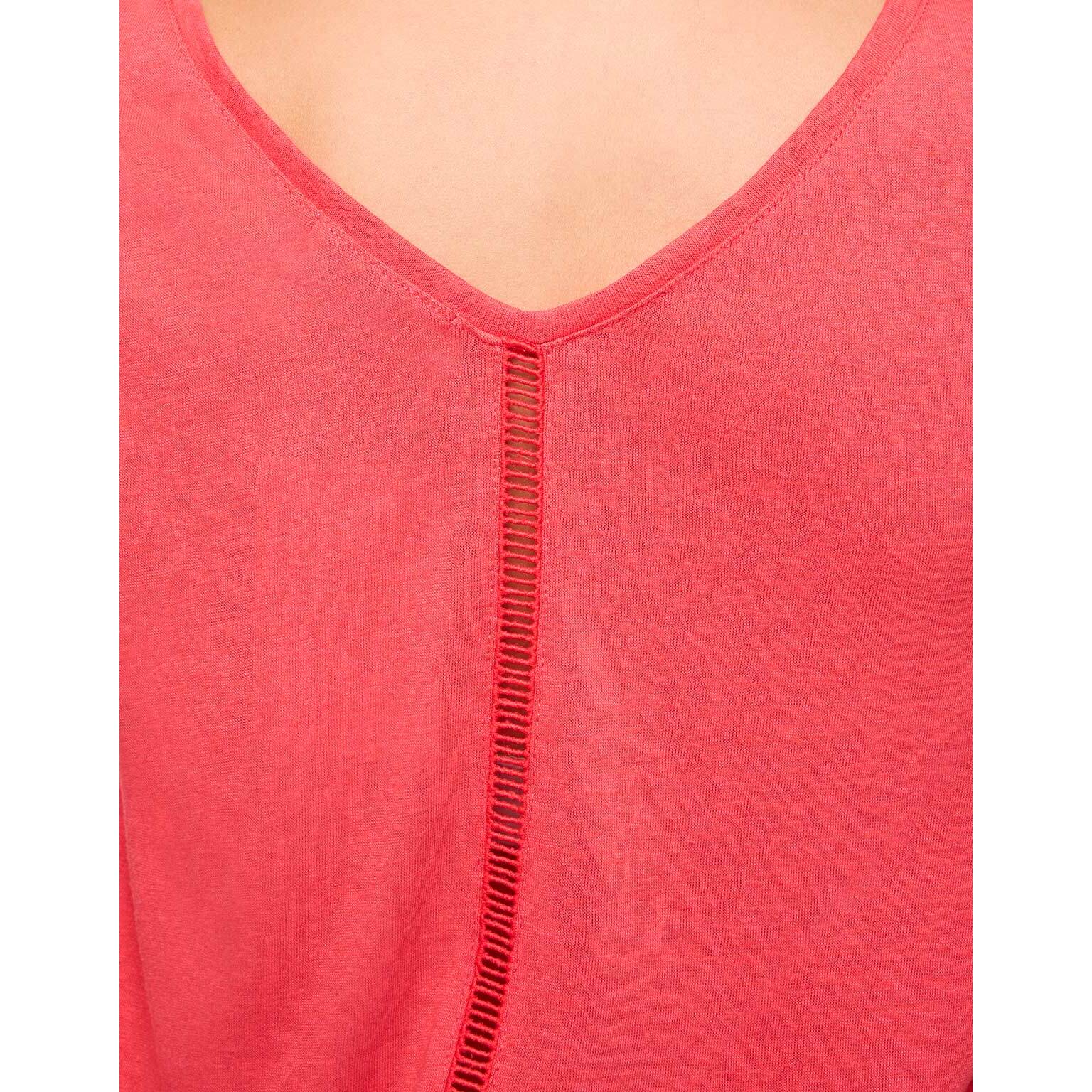 Camiseta Tirantes Detalle Calado Espalda Coral - Kia
