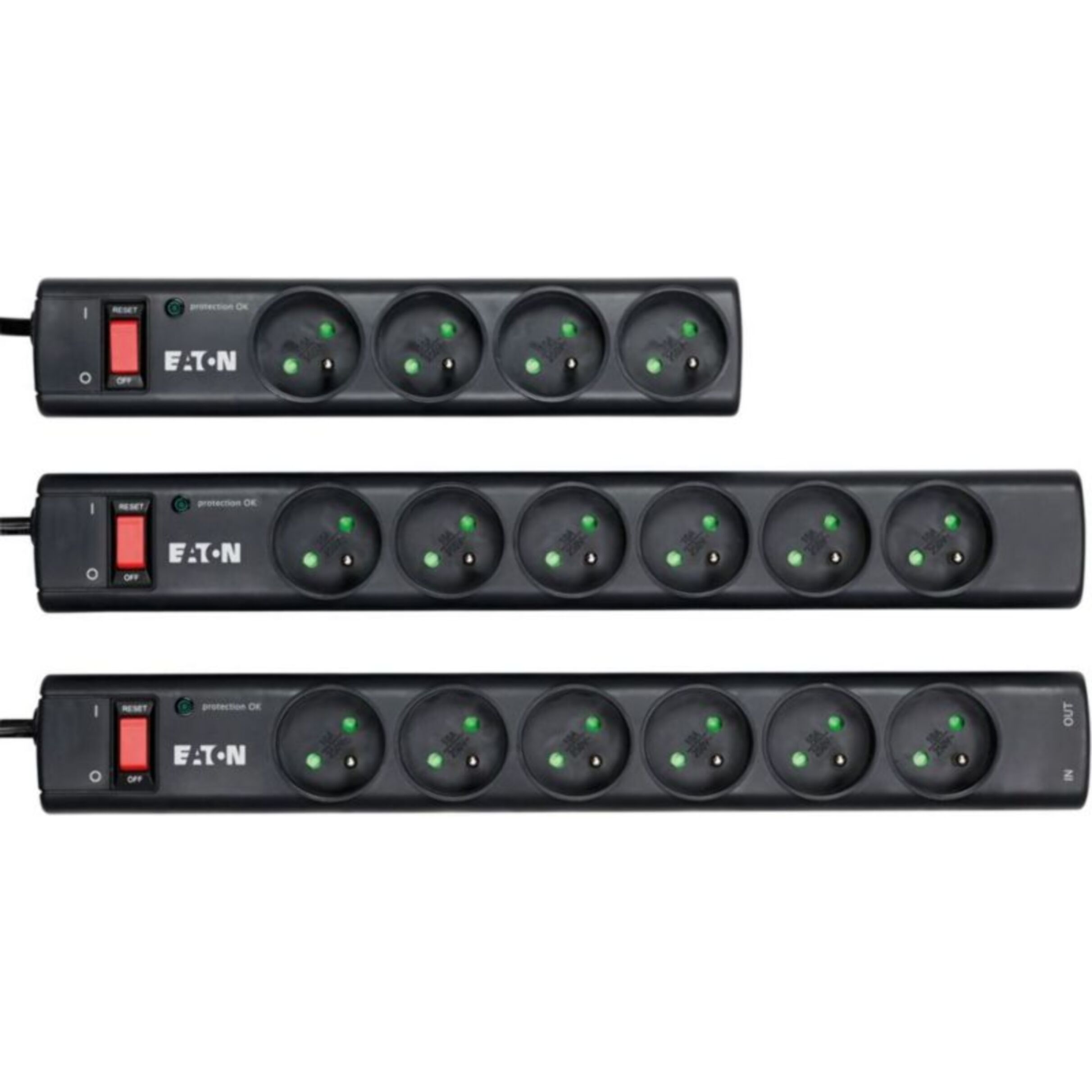 Multiprise EATON parafoudre Protection Strip 4 prises