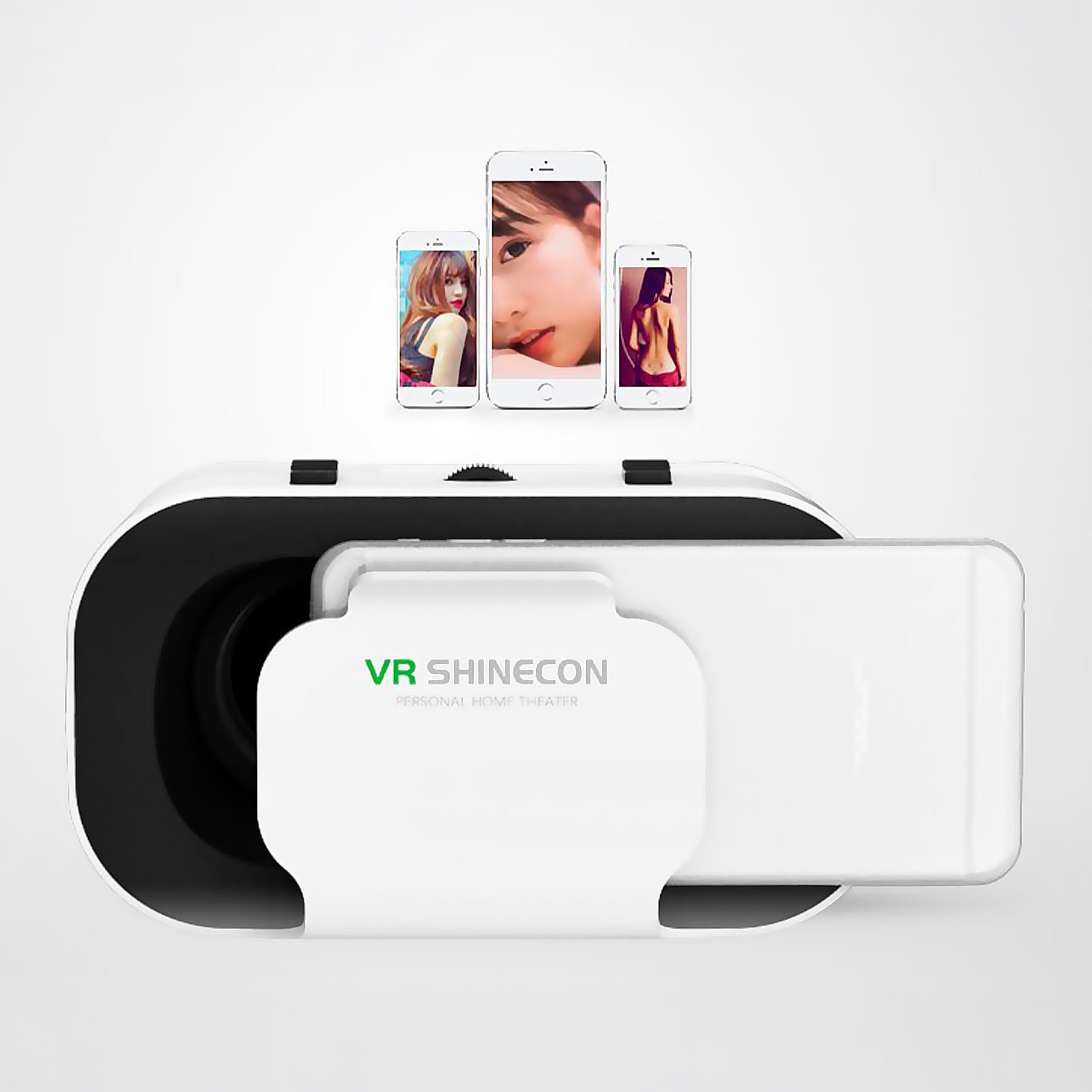 Gafas de realidad virtual G05. Vista panorámica 360º con campo de visión de 110º. Compatibles con IOS, Android, HarmonyOS.