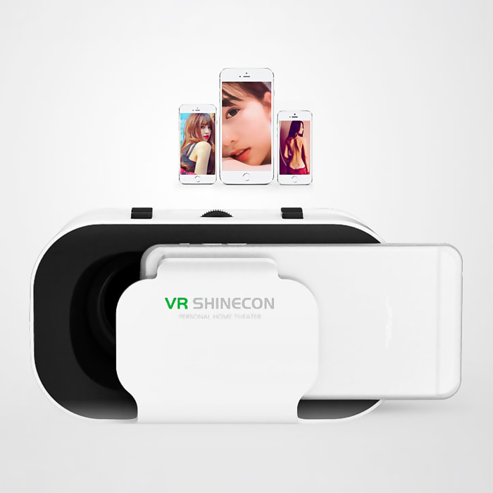 Gafas de realidad virtual G05. Vista panorámica 360º con campo de visión de 110º. Compatibles con IOS, Android, HarmonyOS.