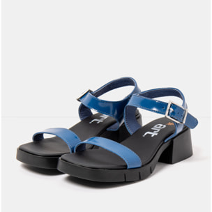 Sandalias con tacón 2060 NAPPA SHINNY ROYAL / VARSOVIA color Royal