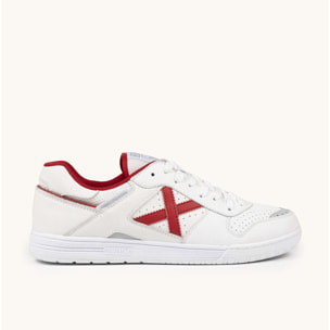 MUNICH CONTINENTAL V2 70 Zapatillas de Fútbol Sala Profesionales Blanco y Rojo