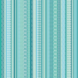 Nappe enduite jacquard Mille veracruz aqua