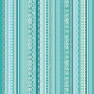 Nappe enduite jacquard Mille veracruz aqua