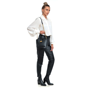 Borsa a tracolla Anna Luchini Nero
