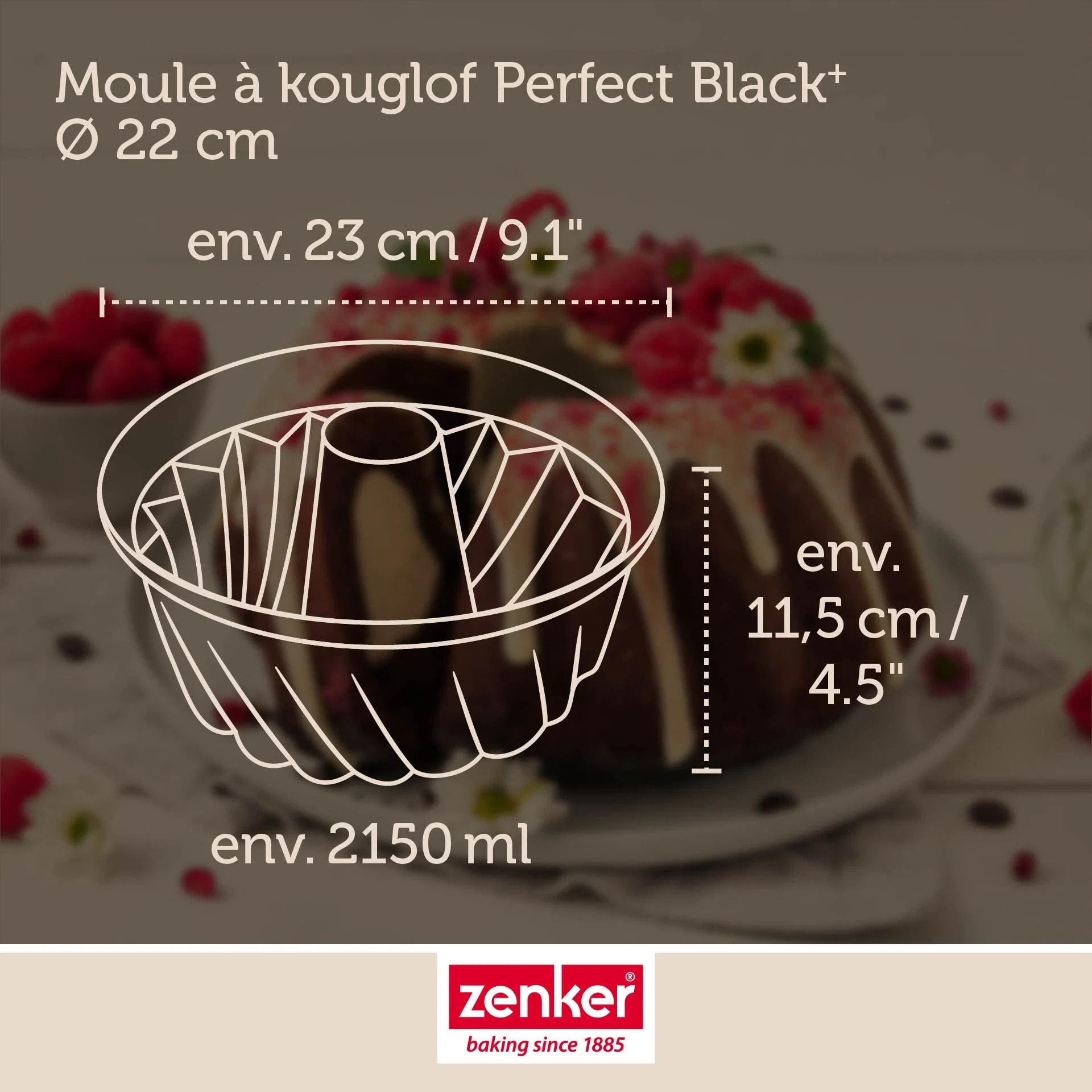 Moule à kouglof Zenker PerfectBack+